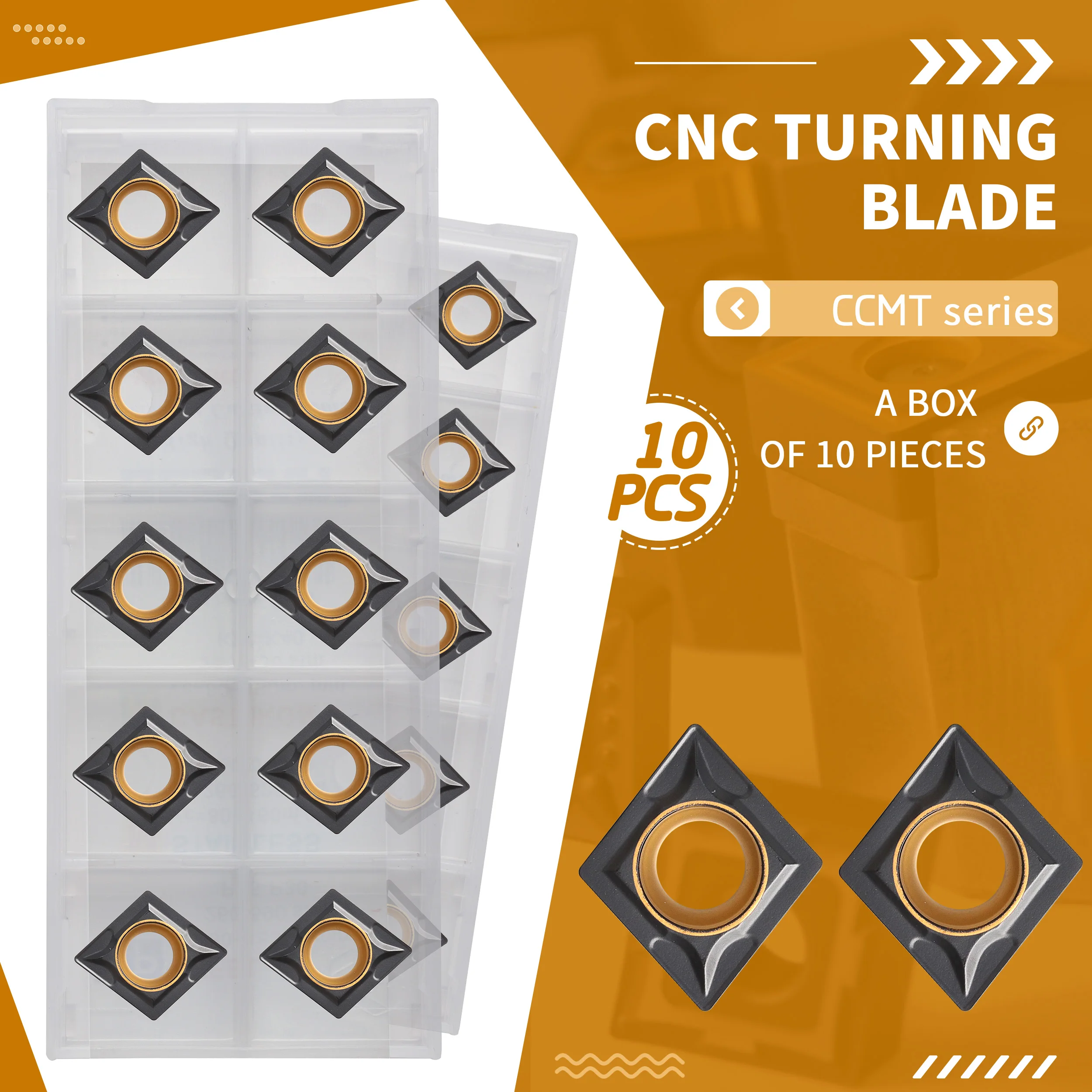CCMT09T304 CCMT09T308 NK3230 CNC Lathe Machining Turning Carbide Inserts Cut Neat Twocolor Coating Internal Tools holder Blade
CCMT09T304 CCMT09T308 NK3230 CNC Lathe Machining Turning Carbide Inserts Cut Neat Twocolor Coating Internal Tools holder Blade