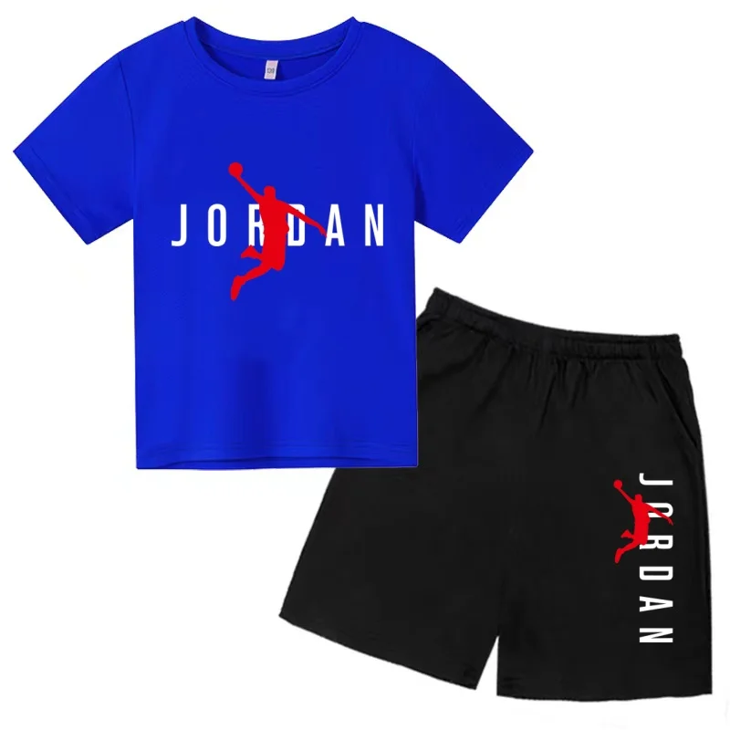 Children Clothing T-shirt Fashion Basketball Print Short-Sleeved+Shorts Summer Boy Girl 3-12Y Casual Sports Jogging O-collar Set
Children Clothing T-shirt Fashion Basketball Print Short-Sleeved+Shorts Summer Boy Girl 3-12Y Casual Sports Jogging O-collar Set