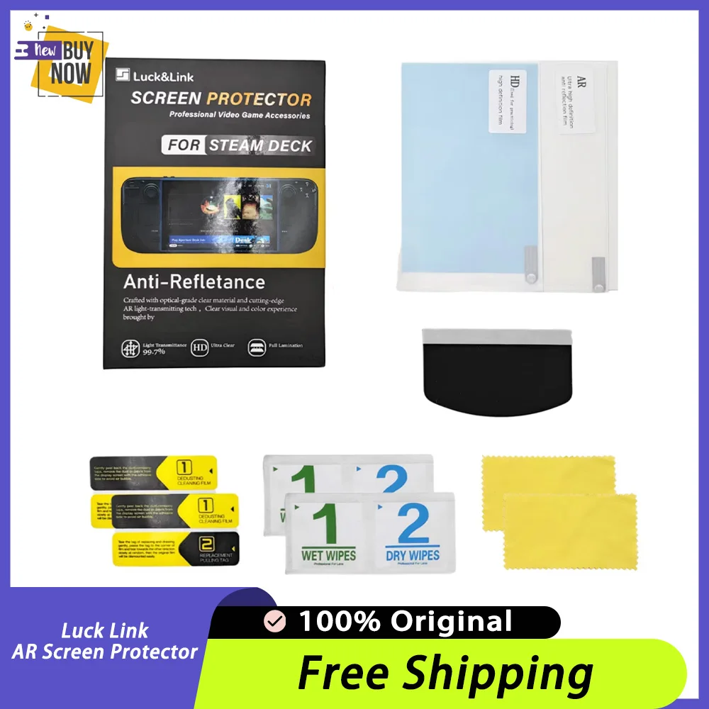 Luck Link AR Screen Protector For Legion Go/Go 2 Anti-Reflectance AR Protective Film High Definition/Enhance Screen Transparency
Luck Link AR Screen Protector For Legion Go/Go 2 Anti-Reflectance AR Protective Film High Definition/Enhance Screen Transparency