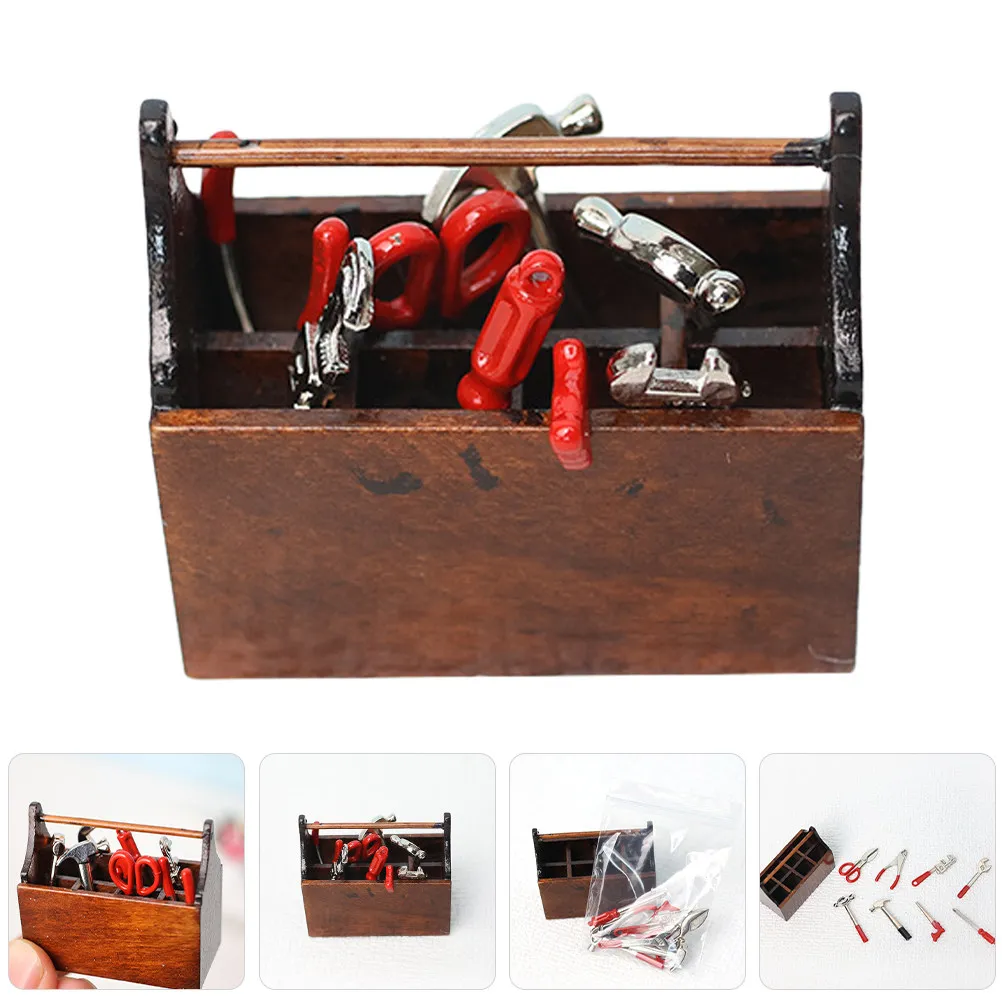 1Set 1:12 Scale Mini Toolbox Set Compact Realistic Tools for Dollhouse Decoration Creative Pretend Play Educational Mini
1Set 1:12 Scale Mini Toolbox Set Compact Realistic Tools for Dollhouse Decoration Creative Pretend Play Educational Mini