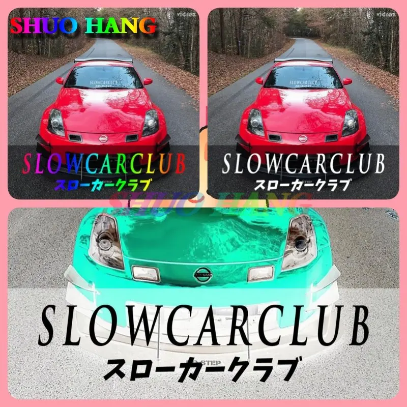 SLOW CAR CLUB Decal Banner Windshield Window JDM Japanese Letters Sticker Vinyl Car Accessories for Sports Cars
SLOW CAR CLUB Decal Banner Windshield Window JDM Japanese Letters Sticker Vinyl Car Accessories for Sports Cars