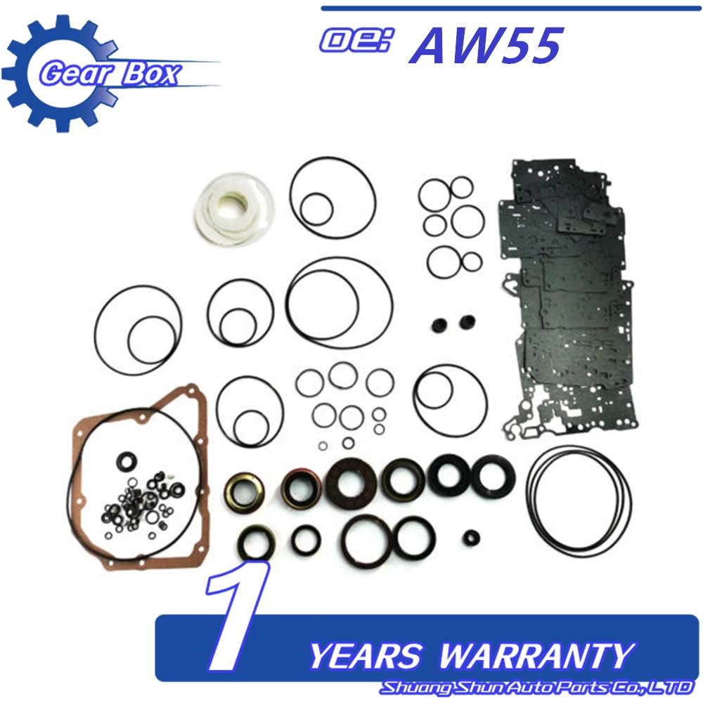 AW55-50SN AW55-51SN AF33 RE5F22A Transmission Overhaul Gasket Oil Seal Repair Kit For Volvo Saab Opel Chevrolet
AW55-50SN AW55-51SN AF33 RE5F22A Transmission Overhaul Gasket Oil Seal Repair Kit For Volvo Saab Opel Chevrolet