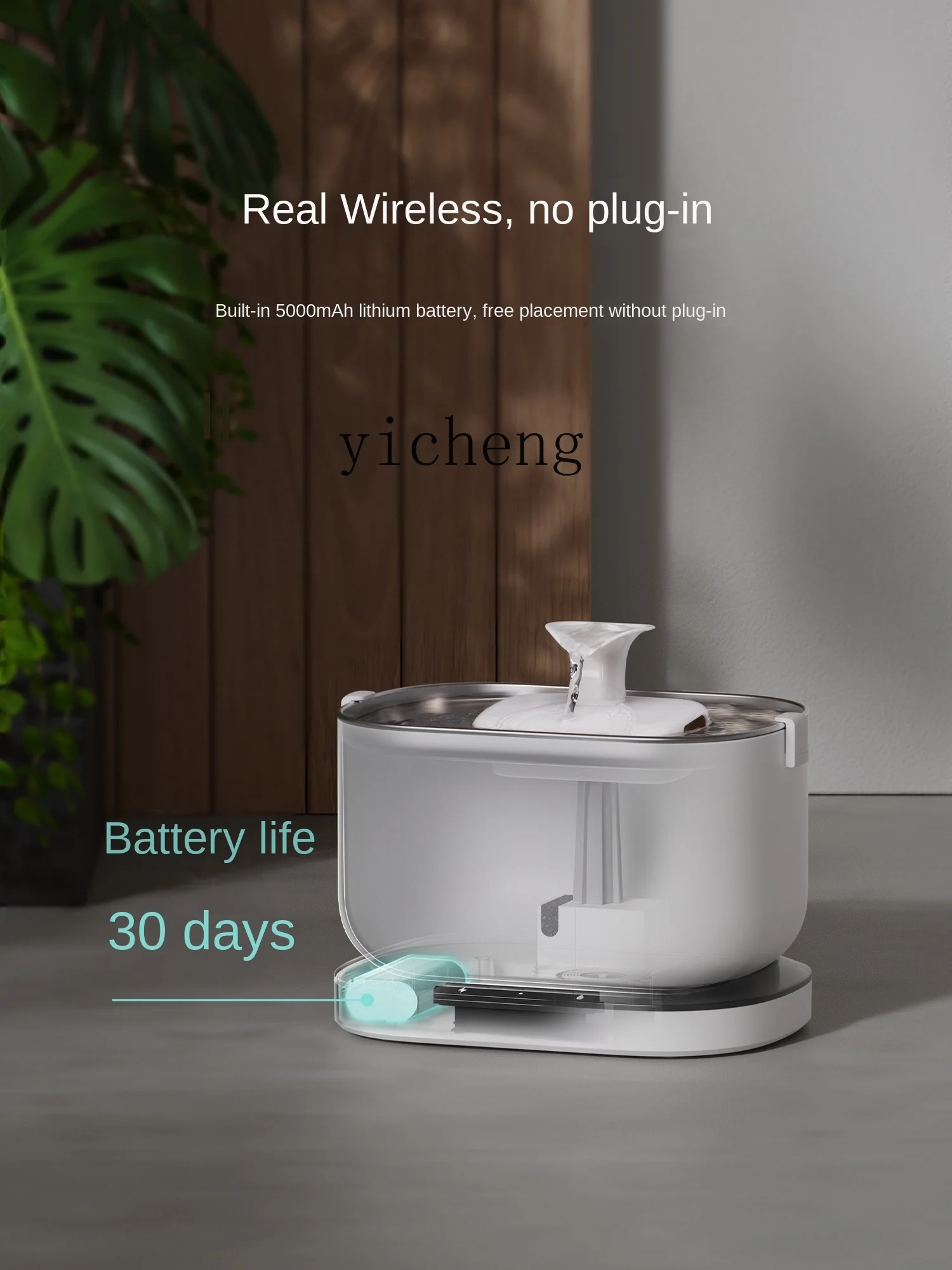 cc26Pet Automatic Water Dispenser Cat Wireless Unplugged Circulation Flow Water Feeder
cc26Pet Automatic Water Dispenser Cat Wireless Unplugged Circulation Flow Water Feeder
