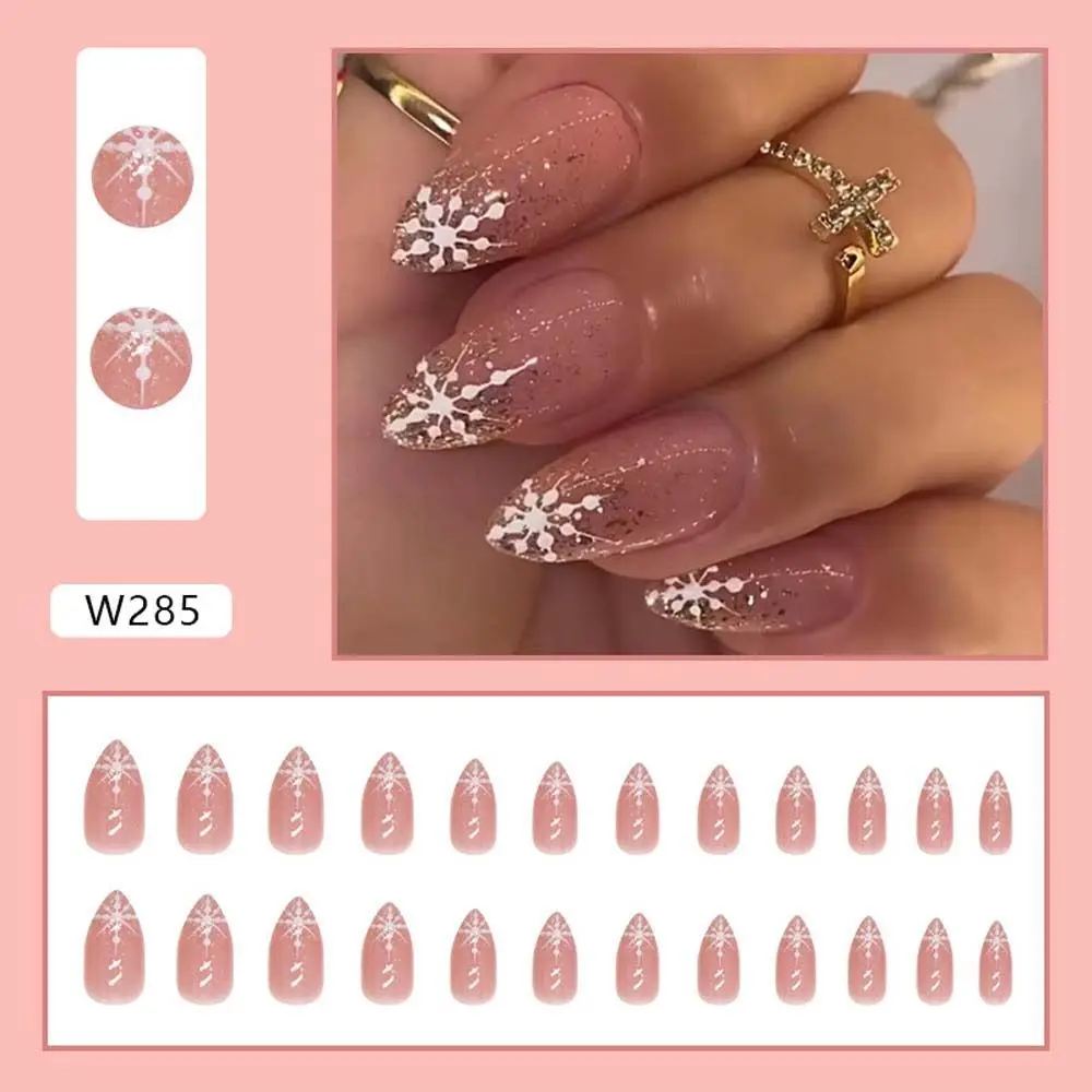 24Pcs/set Nail Accessories Christmas False Nails Manicure Material Almond Shaped Christmas Fake Nails Christmas Tree 
24Pcs/set Nail Accessories Christmas False Nails Manicure Material Almond Shaped Christmas Fake Nails Christmas Tree