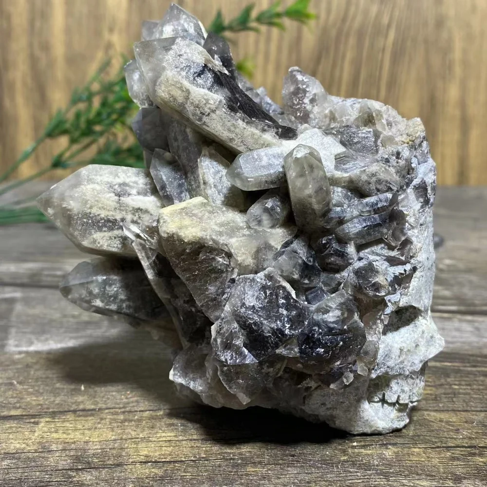 Crystal Natural Clear Black Quartz Cluster Stone Specimen Gemstone Decoration High Quality Beauty Healing Home Minerals
Crystal Natural Clear Black Quartz Cluster Stone Specimen Gemstone Decoration High Quality Beauty Healing Home Minerals