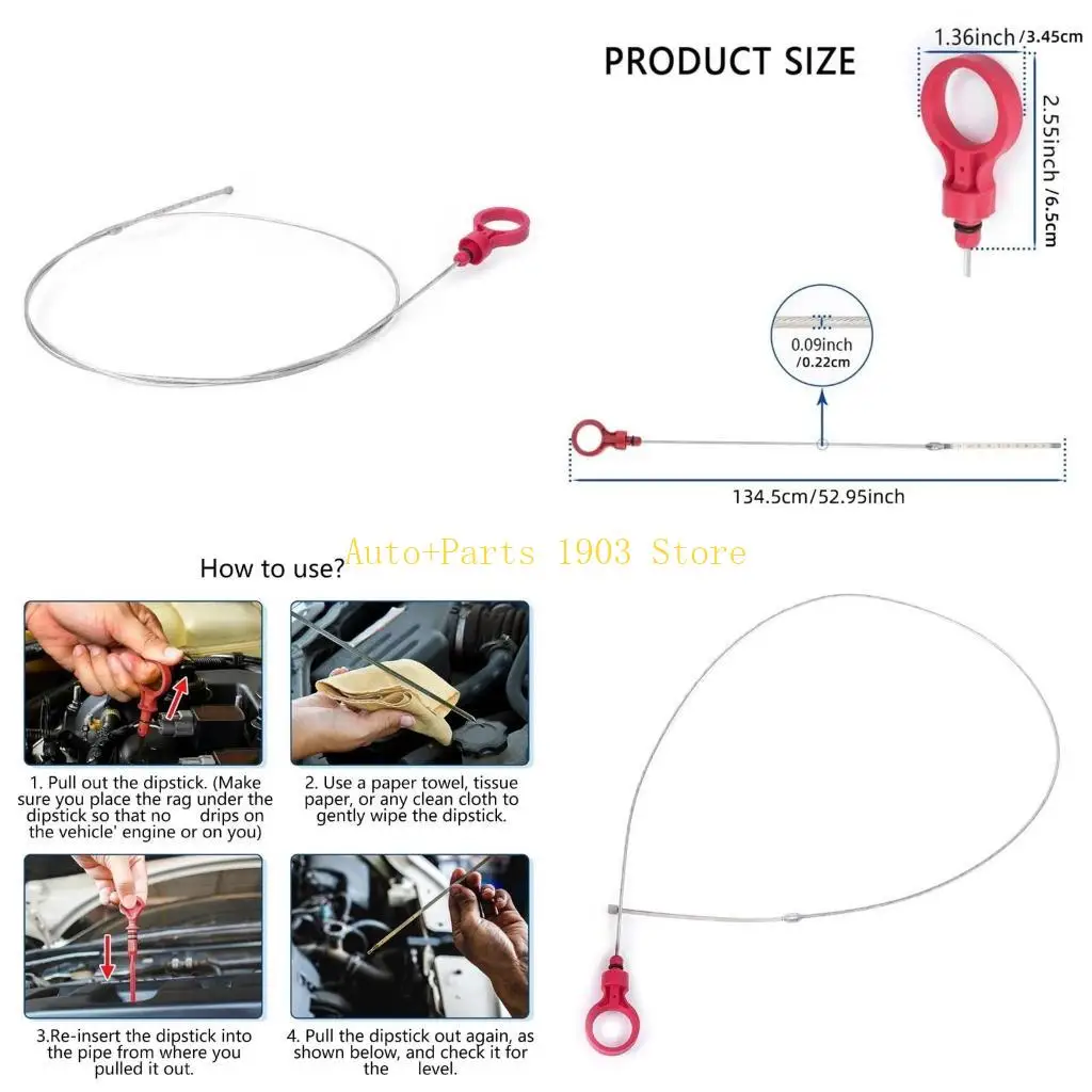 E21C rusts Resistant Transmission Dipstick 917-327 Replacements for Automotives
E21C rusts Resistant Transmission Dipstick 917-327 Replacements for Automotives