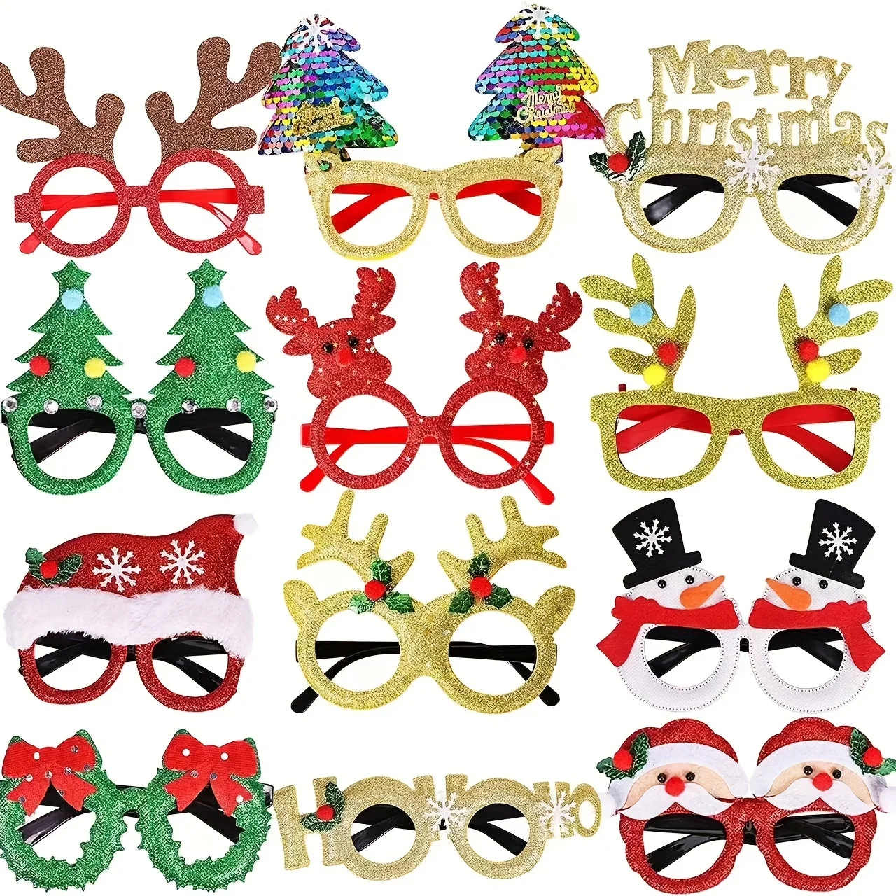 Halloween Adorable 3D Christmas Glasses Frames Christmas Decors Gifts Photography Props cosplay
Halloween Adorable 3D Christmas Glasses Frames Christmas Decors Gifts Photography Props cosplay