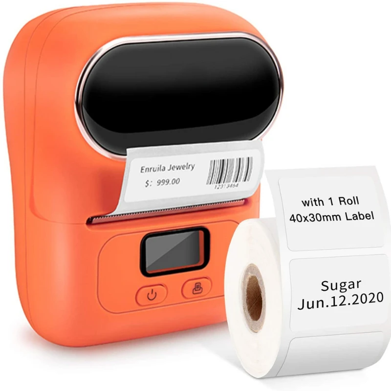 M110 Mini Portable Thermal Label Printer Multi-function Self-Adhesive Sticker Label Maker Machine for Office Clothes Tag
M110 Mini Portable Thermal Label Printer Multi-function Self-Adhesive Sticker Label Maker Machine for Office Clothes Tag