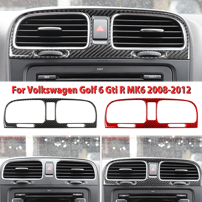 For Volkswagen Golf 6 Gti R MK6 2008-2012 Carbon Fiber Interior Middle Air Vent Frame Decoration Stickers Trim Car Accessories
For Volkswagen Golf 6 Gti R MK6 2008-2012 Carbon Fiber Interior Middle Air Vent Frame Decoration Stickers Trim Car Accessories