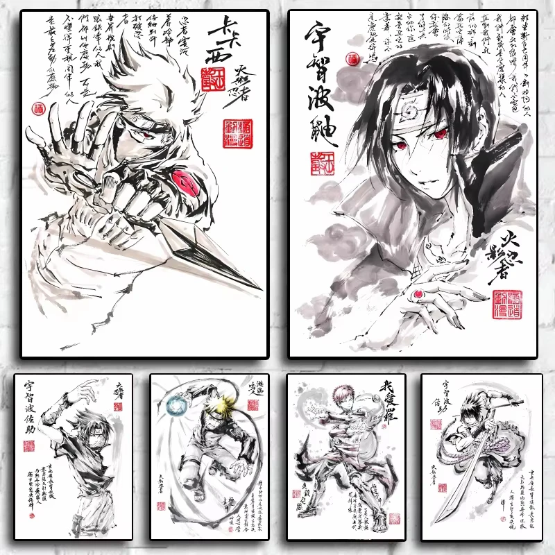 Japan Classic Anime Naruto Poster Character Sketch Living Room Decor Posters Canvas Manga Decoration Painting Classic Art Wall
Japan Classic Anime Naruto Poster Character Sketch Living Room Decor Posters Canvas Manga Decoration Painting Classic Art Wall