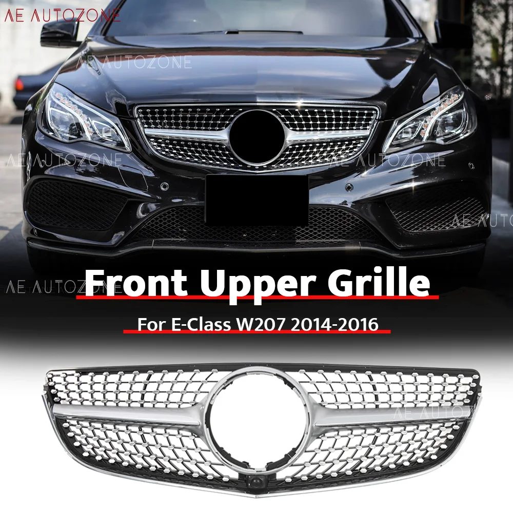 Chrome Silver Front Grille For E-Class C207 W207 A207 Coupe Cabrio Pre Facelift 2014-2016 E250 E350 E400 E500
Chrome Silver Front Grille For E-Class C207 W207 A207 Coupe Cabrio Pre Facelift 2014-2016 E250 E350 E400 E500