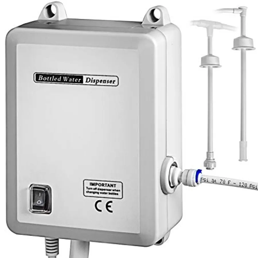 Bottled Water Dispenser Pump System 2x5 Gallon Dispensing System Automatic Electric Water Dispenser -Pipe Water Jug Pump Compat
Bottled Water Dispenser Pump System 2x5 Gallon Dispensing System Automatic Electric Water Dispenser -Pipe Water Jug Pump Compat