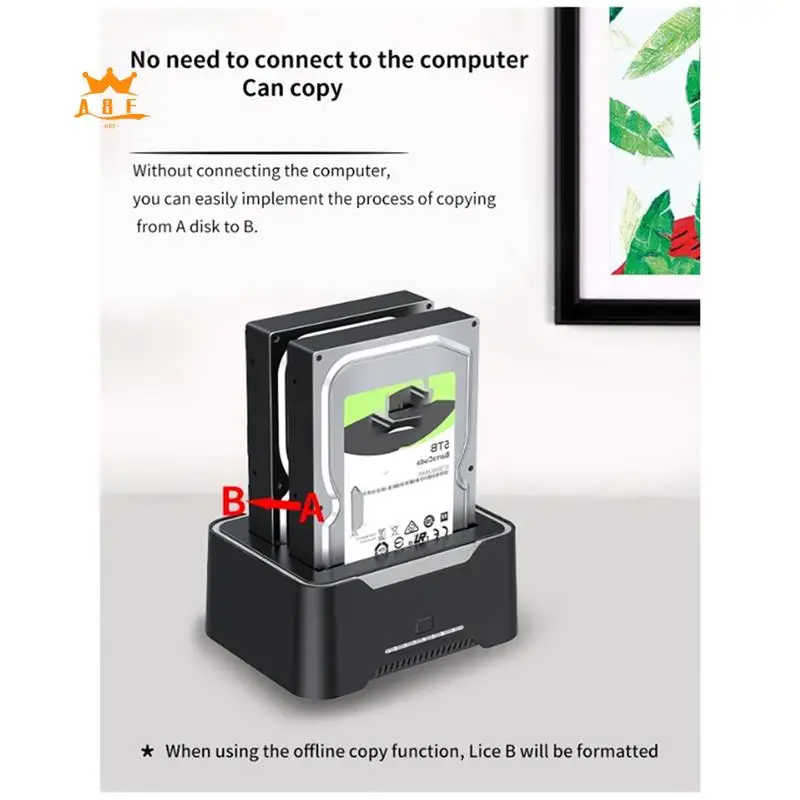 A08E-2,5/3,5 Последовательный порт Двухдисковый жесткий диск База USB3.0 Многофункциональная автономная копия База коробки мобильного жесткого диска
A08E-2,5/3,5 Последовательный порт Двухдисковый жесткий диск База USB3.0 Многофункциональная автономная копия База коробки мобильного жесткого диска