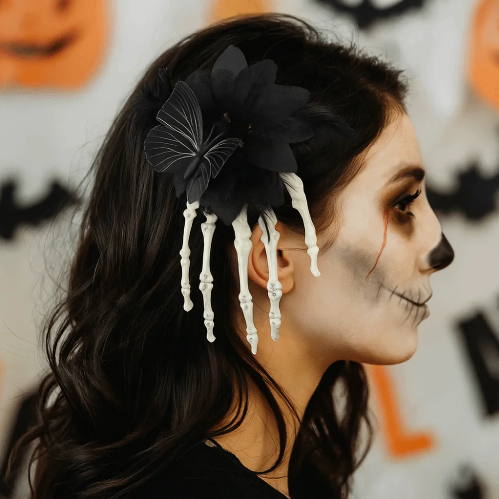 Ткань Призрачный коготь Заколка для волос Скелет Цветок Скелет Рука Роза Шпилька Хэллоуин Игрушка Косплей Поставка Хэллоуин Головные уборы
Ткань Призрачный коготь Заколка для волос Скелет Цветок Скелет Рука Роза Шпилька Хэллоуин Игрушка Косплей Поставка Хэллоуин Головные уборы