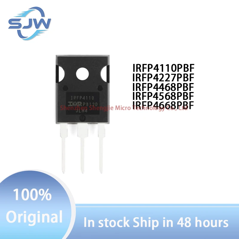IRFP4110PBF IRFP4227PBF IRFP4468PBF IRFP4568PBF IRFP4668PBF encapsulation TO-247 TO-247AC Field effect transistor (MOSFET)
IRFP4110PBF IRFP4227PBF IRFP4468PBF IRFP4568PBF IRFP4668PBF encapsulation TO-247 TO-247AC Field effect transistor (MOSFET)