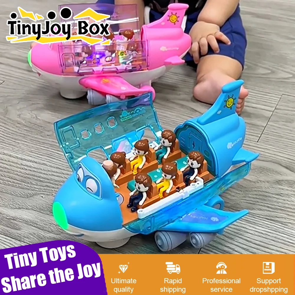 Electric Aircraft Kid Transformation Toys Car Deformation Plane Model with Music Light Simulation Boy Children Traffic Toy Gift
Electric Aircraft Kid Transformation Toys Car Deformation Plane Model with Music Light Simulation Boy Children Traffic Toy Gift