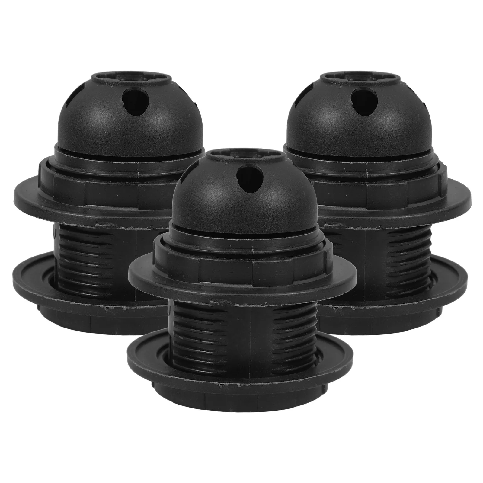 Комплект из 3-х двойных патронов E27 с черным резьбовым основанием для подвесных светильников, надежный соединитель для монтажа
Комплект из 3-х двойных патронов E27 с черным резьбовым основанием для подвесных светильников, надежный соединитель для монтажа