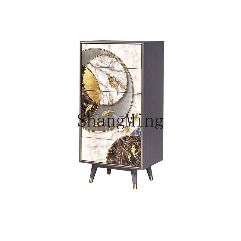 ZYH light luxury bedroom bedside table modern simple chest cabinet side drawer solid wood locker
ZYH light luxury bedroom bedside table modern simple chest cabinet side drawer solid wood locker