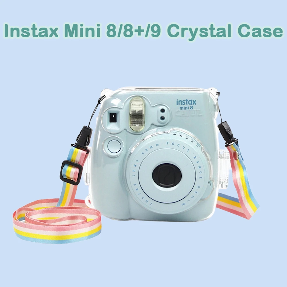 Instax Mini 8/8+/9 Transparent Case Crystal Case Camera Protective Case with Strap CAA04
Instax Mini 8/8+/9 Transparent Case Crystal Case Camera Protective Case with Strap CAA04