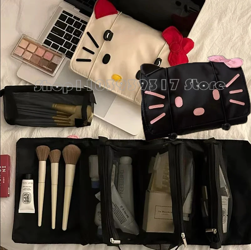 2024 Hello Kitty Makeup Bag Anime Sanrio Accessories Portable Large Capacity Detachable Kawaii Girl Travel Storage Toiley Bag
2024 Hello Kitty Makeup Bag Anime Sanrio Accessories Portable Large Capacity Detachable Kawaii Girl Travel Storage Toiley Bag