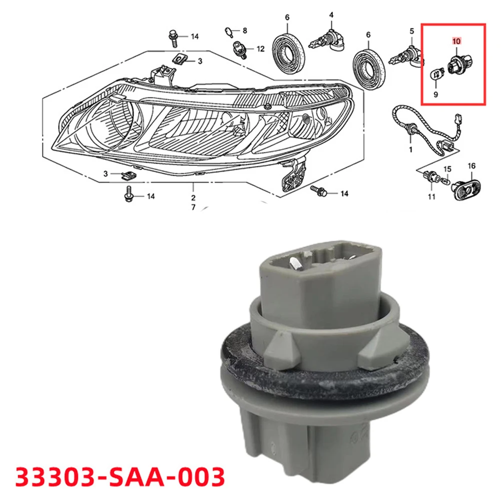 Car Truck Light Socket Taillight 33303-SAA-003 ABS Car Parts For Accord For Honda Replacement Taillight Socket
Car Truck Light Socket Taillight 33303-SAA-003 ABS Car Parts For Accord For Honda Replacement Taillight Socket