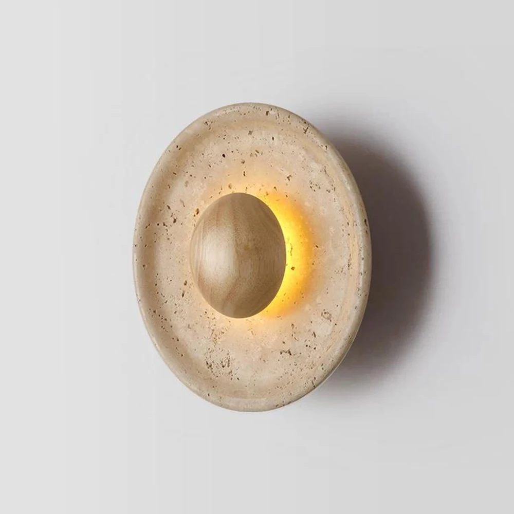 Wabi Sabi Style Restaurant Homestay Yellow Cave Stone Circular Wall Lamp Bedroom Corridor Staircase Atmosphere Lighting Fixture
Wabi Sabi Style Restaurant Homestay Yellow Cave Stone Circular Wall Lamp Bedroom Corridor Staircase Atmosphere Lighting Fixture