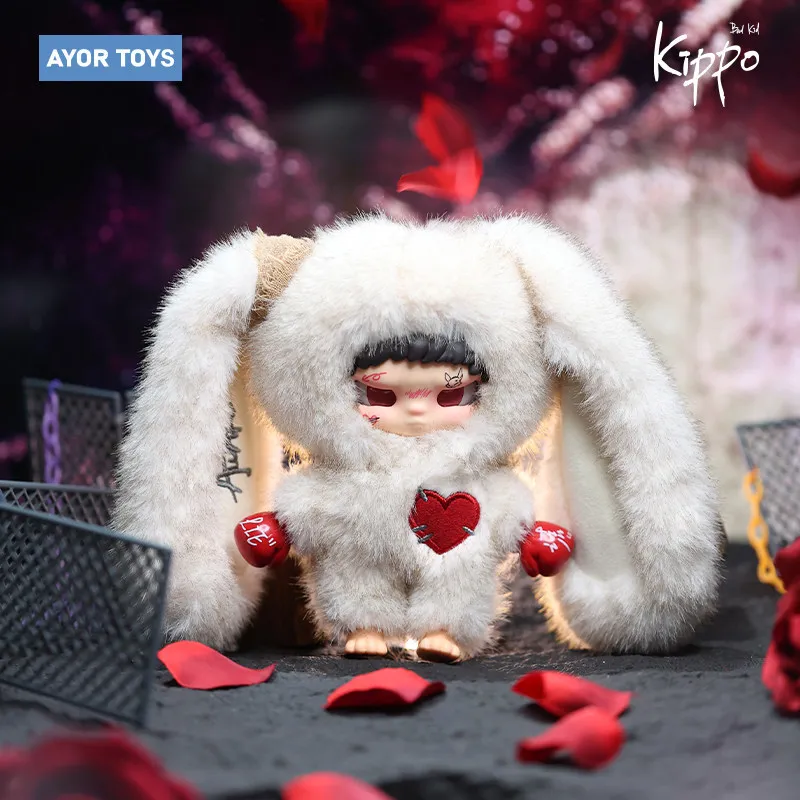 Новинка 2026 года: Серия Ayor Toys Bad Kid Kippo Counterattack — Коллекционная плюшевая игрушка-брелок с кроличьими ушками, виниловая кукла в слепой коробке
Новинка 2026 года: Серия Ayor Toys Bad Kid Kippo Counterattack — Коллекционная плюшевая игрушка-брелок с кроличьими ушками, виниловая кукла в слепой коробке