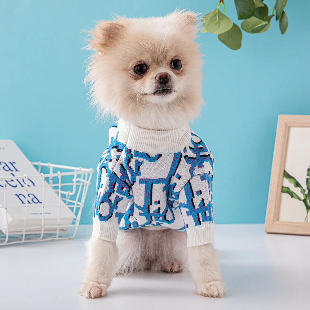 Thickening tide brand pet sweater in autumn and winter, fighting schnauzer, luxury dog clothes, cat and dog clothing coat for sm
Thickening tide brand pet sweater in autumn and winter, fighting schnauzer, luxury dog clothes, cat and dog clothing coat for sm