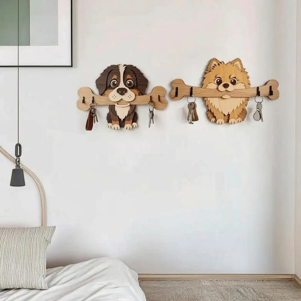 Adhesive Key Hook Wall Mounted Key Hanger Cartoon Dog Shape Storage Hook No Punching Design Moisture-proof Space Saving for Home
Adhesive Key Hook Wall Mounted Key Hanger Cartoon Dog Shape Storage Hook No Punching Design Moisture-proof Space Saving for Home