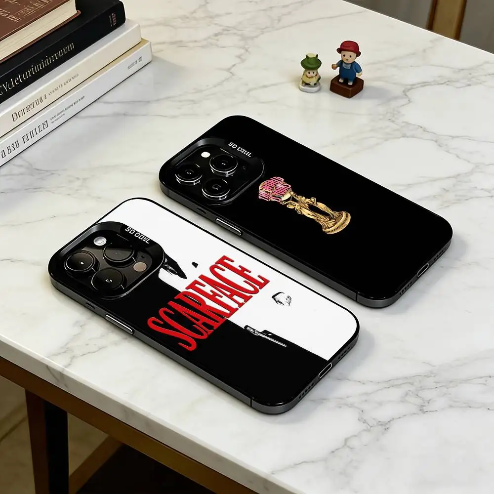 S-Scarface 1983 Film Graphic Phone Case For iPhone 17,16,15,14,13,12,11 Plus,Pro Max,XS,Colorful Silver Phone case Funda Cover
S-Scarface 1983 Film Graphic Phone Case For iPhone 17,16,15,14,13,12,11 Plus,Pro Max,XS,Colorful Silver Phone case Funda Cover
