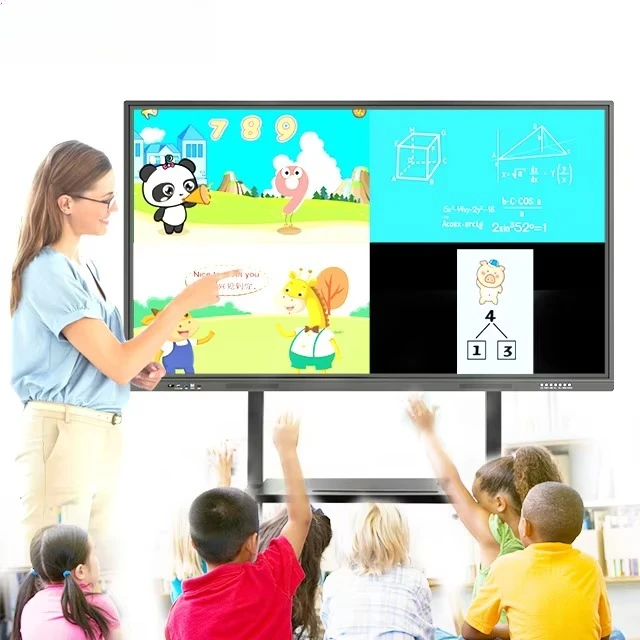 Высококачественная 65-дюймовая интерактивная плоская панель с мультисенсорным экраном, прямые продажи, прямые продажи с фабрики в Китае, высокая интерактивность
Высококачественная 65-дюймовая интерактивная плоская панель с мультисенсорным экраном, прямые продажи, прямые продажи с фабрики в Китае, высокая интерактивность