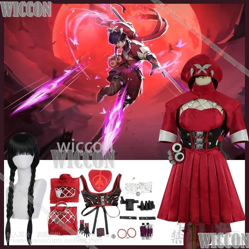 Psylocke Косплей Игра Rivals Blood Kariudo Красный Костюм Матроса Сексуальное Платье Лолита Готический Двойной Хвост Карнавальный Наряд На Заказ
Psylocke Косплей Игра Rivals Blood Kariudo Красный Костюм Матроса Сексуальное Платье Лолита Готический Двойной Хвост Карнавальный Наряд На Заказ