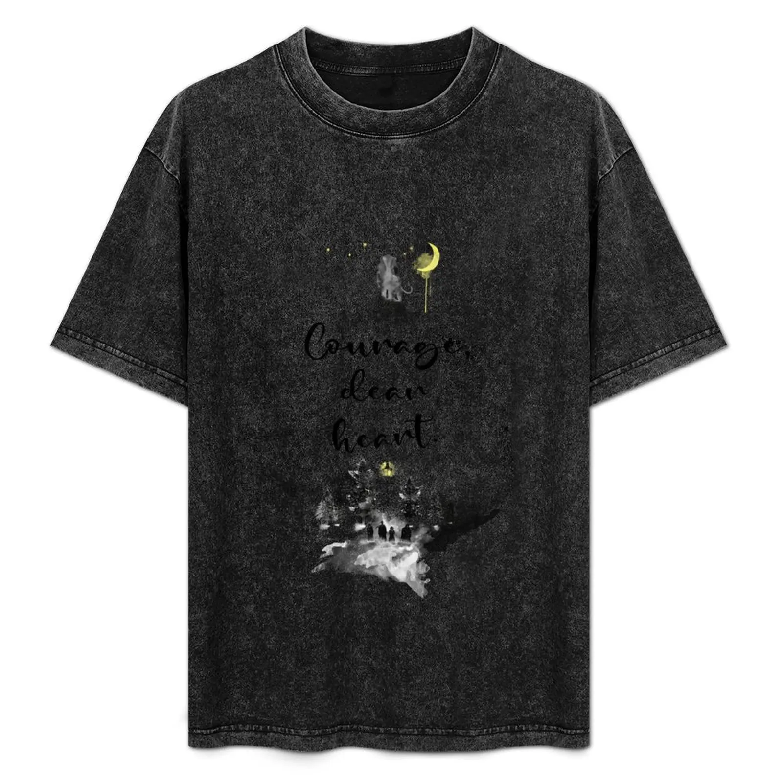 Courage, dear heart version II T-Shirt Lightweight Basic Short Sleeve Shirt
Courage, dear heart version II T-Shirt Lightweight Basic Short Sleeve Shirt