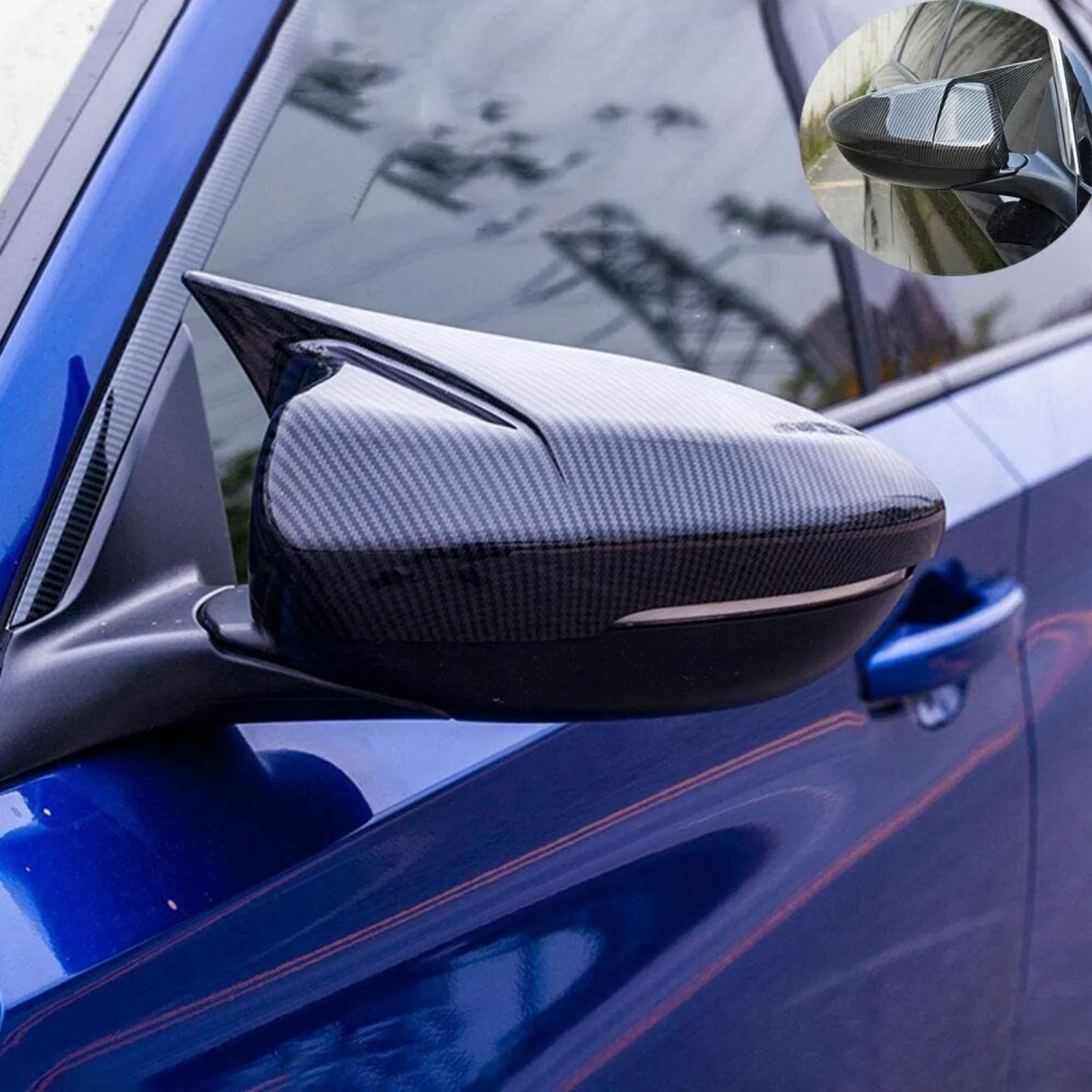 ACLONG 2pcs Fit for Honda Accord 2018-2022 Ox Horn Rear View Mirror Cover Trim Carbon Fiber
ACLONG 2pcs Fit for Honda Accord 2018-2022 Ox Horn Rear View Mirror Cover Trim Carbon Fiber