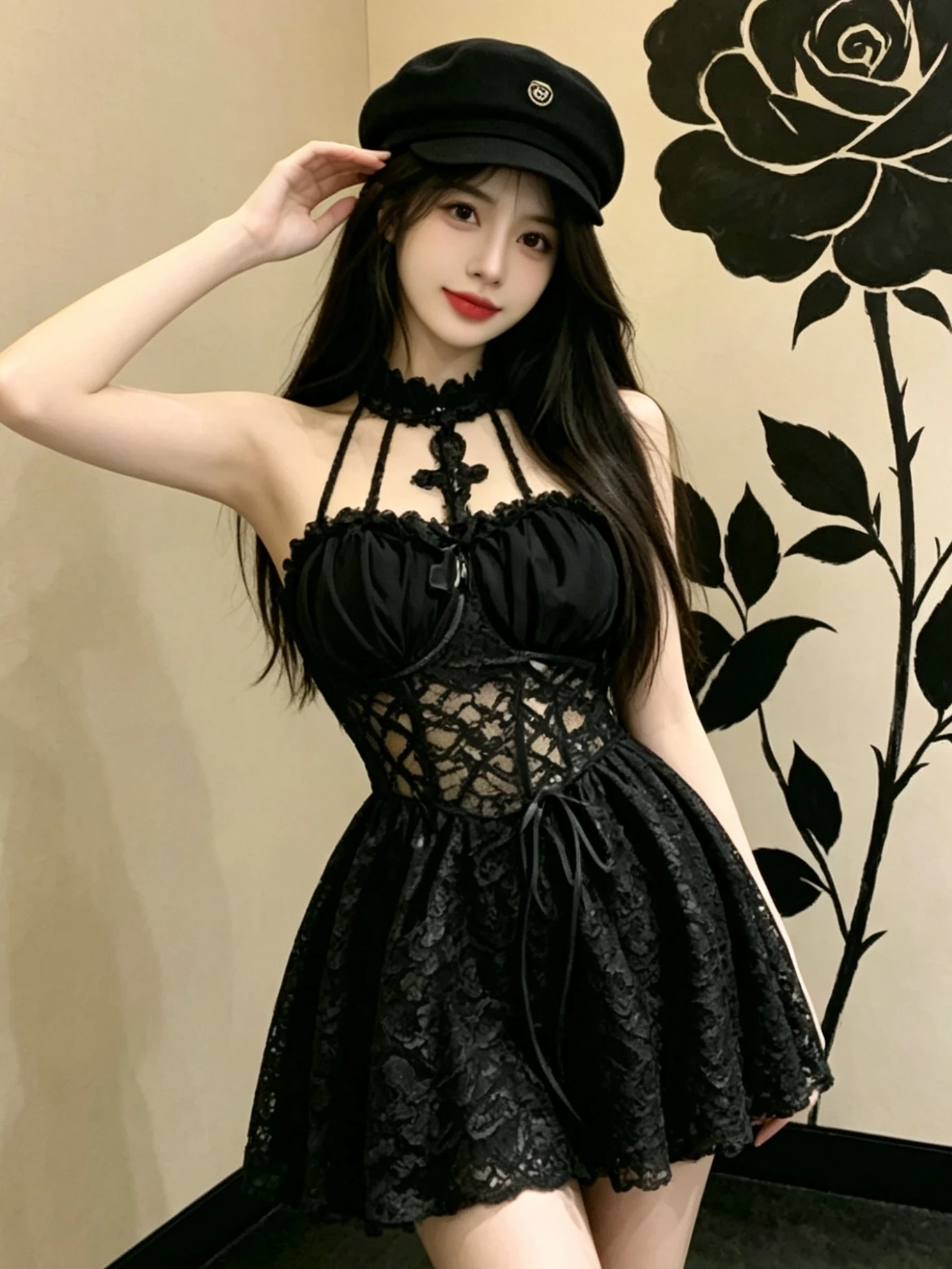 Dark Sexy Hollow out Strapless Dress Women's Summer Slimming Short A-Line Skirt High Waist Lace Knot Skin-friendly ...
Dark Sexy Hollow out Strapless Dress Women's Summer Slimming Short A-Line Skirt High Waist Lace Knot Skin-friendly ...