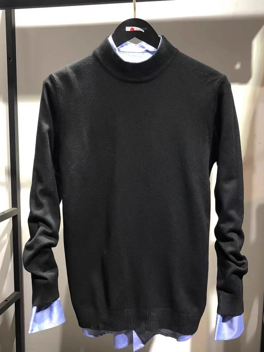 Мужской вязаный свитер на осень-зиму с высоким воротником, из шерстяной смеси, комфортный, повседневный, с длинными рукавами, утепленный, с подкладкой.
Мужской вязаный свитер на осень-зиму с высоким воротником, из шерстяной смеси, комфортный, повседневный, с длинными рукавами, утепленный, с подкладкой.