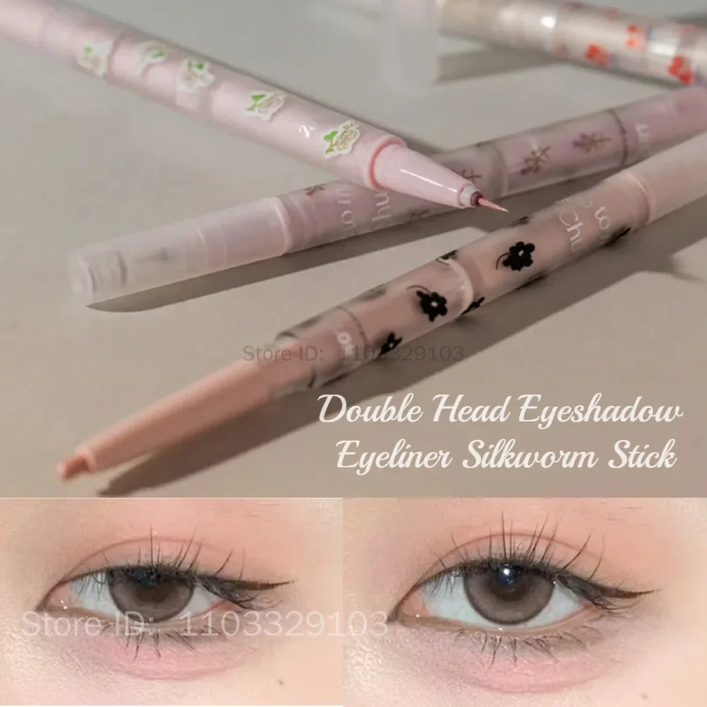 FLORTTE тени для век с двойной головкой, подводка для глаз, палочка шелкопряда, матовый жемчужный блеск, тени для век, карандаш, хайлайтер, ручка для макияжа глаз 
FLORTTE тени для век с двойной головкой, подводка для глаз, палочка шелкопряда, матовый жемчужный блеск, тени для век, карандаш, хайлайтер, ручка для макияжа глаз