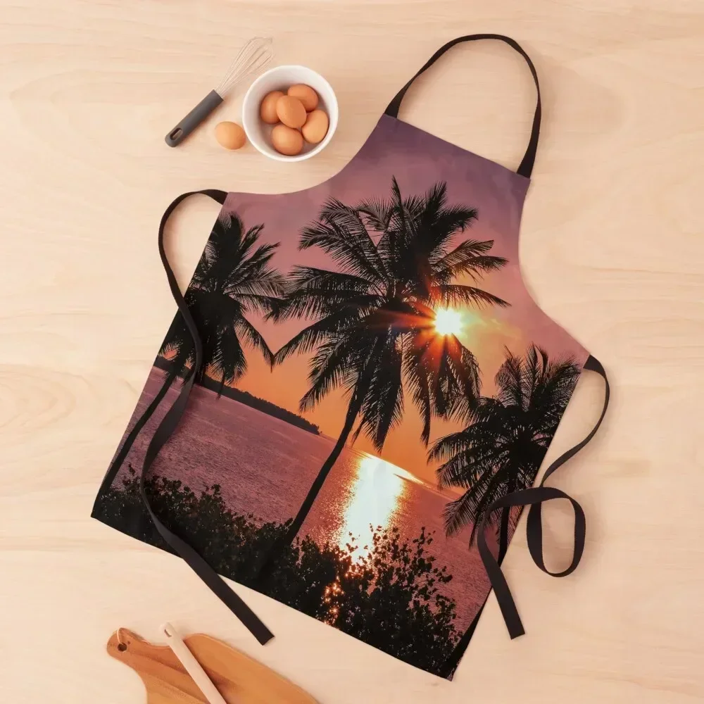 Sunset Palm Trees Apron Kitchen Novel Kitchen Accessories Kitchen Man Women's Men Apron
Sunset Palm Trees Apron Kitchen Novel Kitchen Accessories Kitchen Man Women's Men Apron