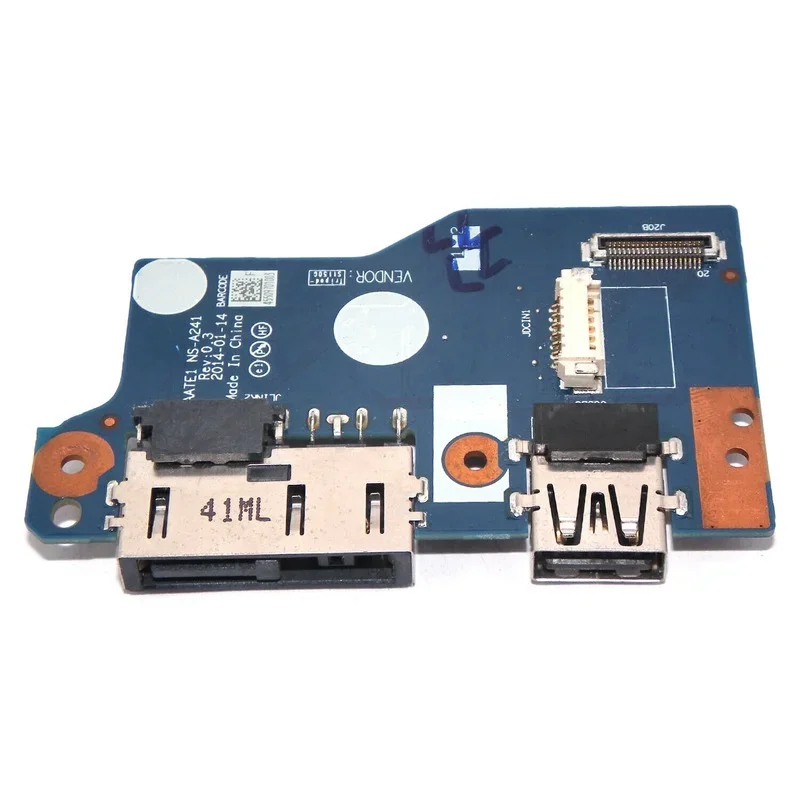 Replacement Laptop NEW DC Power Jack USB Power Button Board for Lenovo ThinkPad E555 NS-A241
Replacement Laptop NEW DC Power Jack USB Power Button Board for Lenovo ThinkPad E555 NS-A241