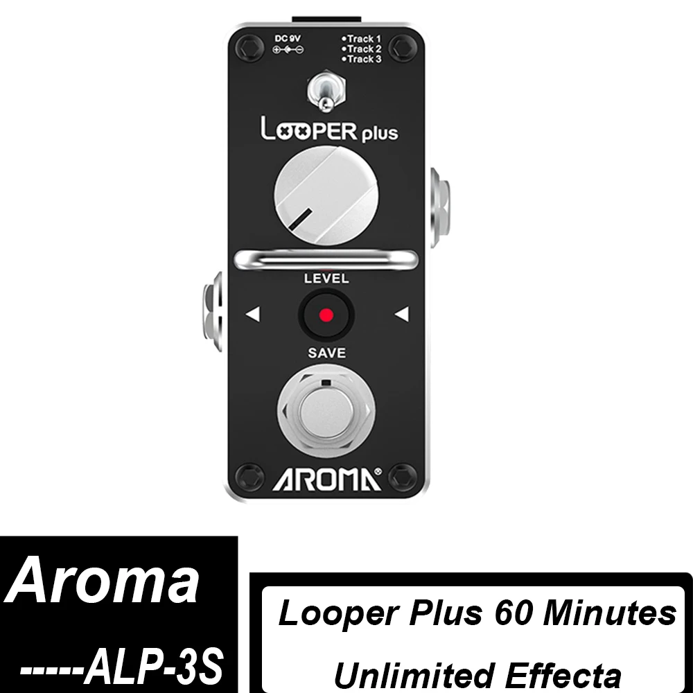 AROMA ALP-3S Looper Plus Effect 60 Minutes Unlimited Overlay Recordings Buffer Electric Guitar Pedal True Bypass Guitar Parts
AROMA ALP-3S Looper Plus Effect 60 Minutes Unlimited Overlay Recordings Buffer Electric Guitar Pedal True Bypass Guitar Parts