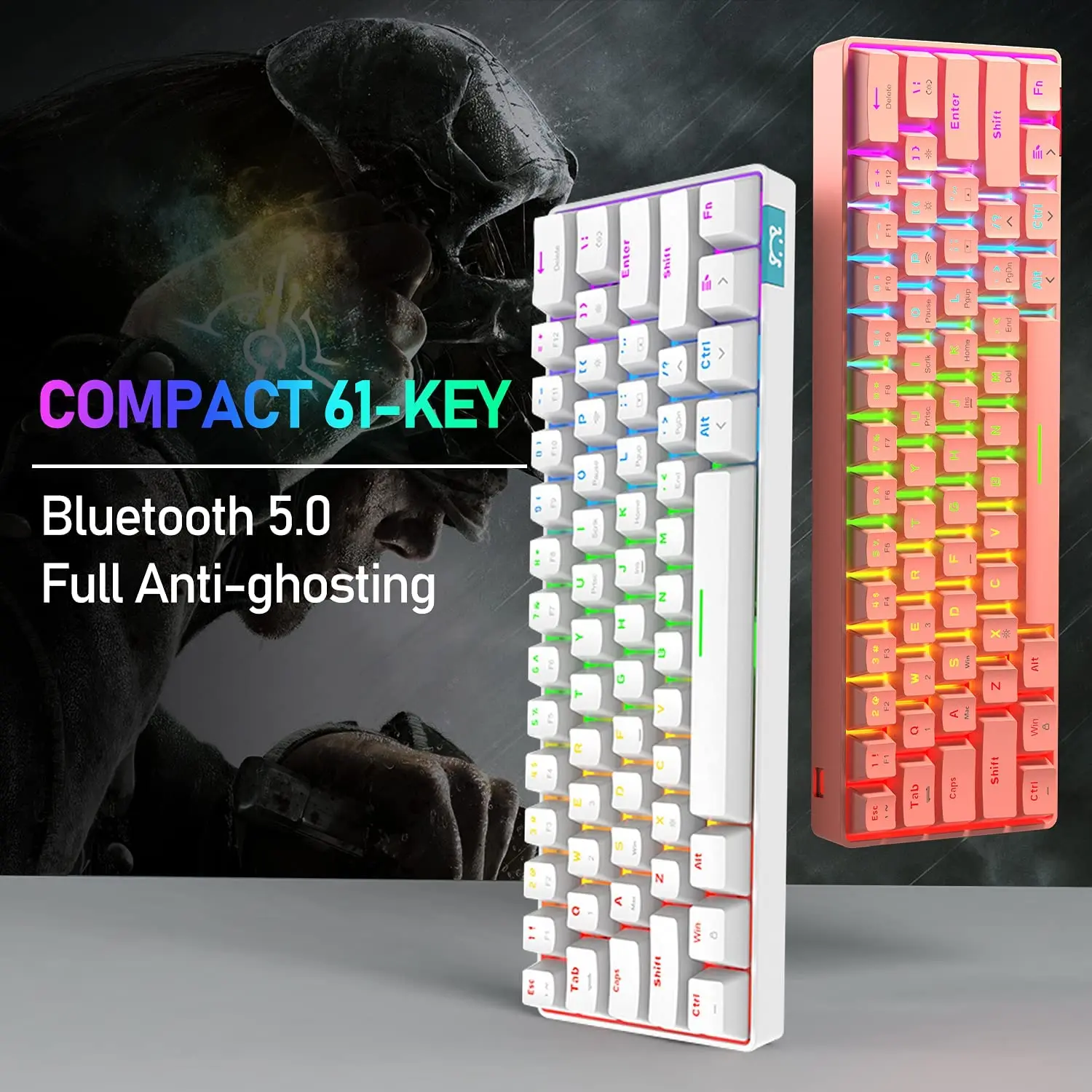 ZIYOU LANGxAJAZZ STK61 61-Keys Wireless BT/USB-C Gaming Mechanical Keybaord Red Switch
ZIYOU LANGxAJAZZ STK61 61-Keys Wireless BT/USB-C Gaming Mechanical Keybaord Red Switch