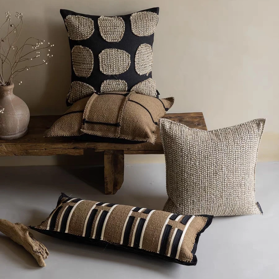 Café Brown Wabi-Sabi Style Sofa Living Room Luxury Cushion Middle-Aged Fashion Backrest Pillow Bedroom Headboard Pillow
Café Brown Wabi-Sabi Style Sofa Living Room Luxury Cushion Middle-Aged Fashion Backrest Pillow Bedroom Headboard Pillow