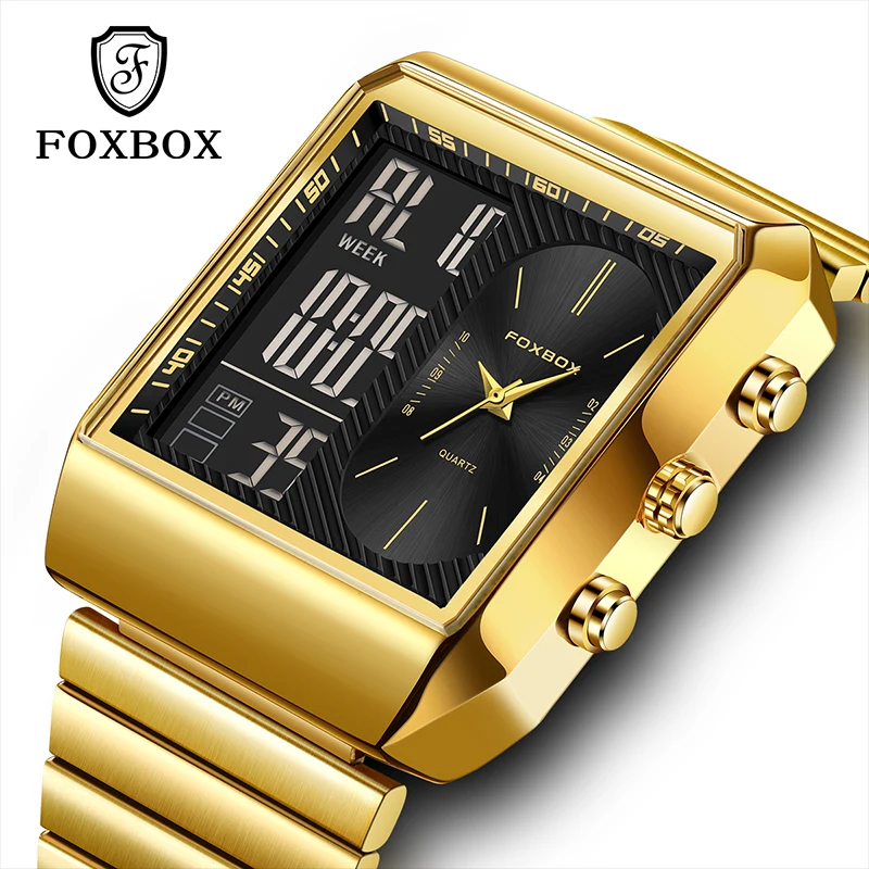 Мужские часы LIGE FOXBOX, модные водонепроницаемые часы с хронографом для мужчин, роскошные мужские кварцевые часы из нержавеющей стали с двойным дисплеем и датой
Мужские часы LIGE FOXBOX, модные водонепроницаемые часы с хронографом для мужчин, роскошные мужские кварцевые часы из нержавеющей стали с двойным дисплеем и датой