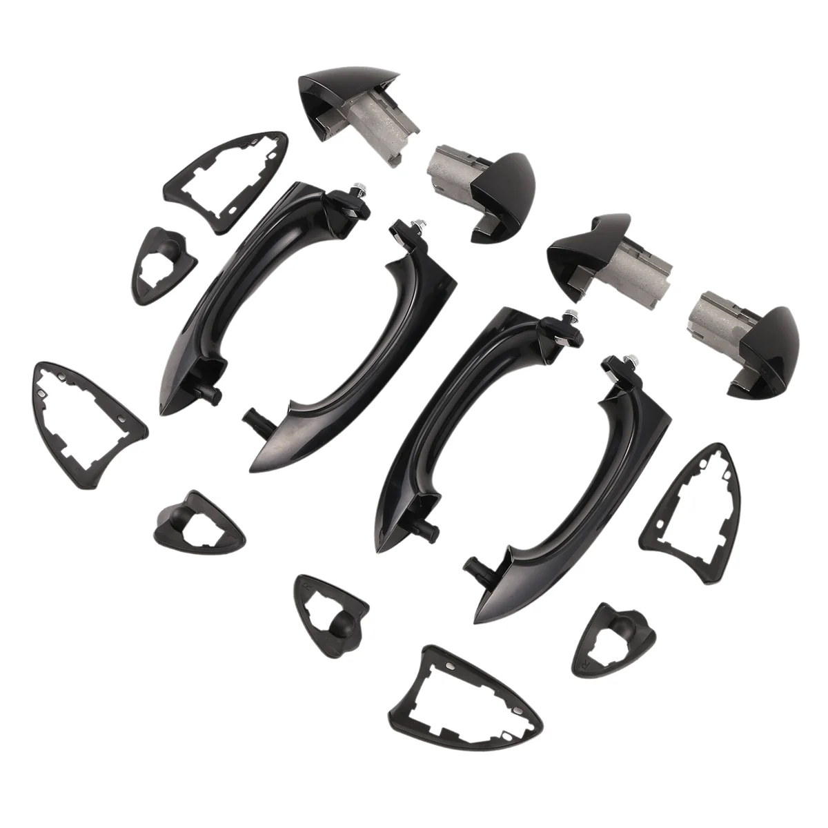 Комплект наружных дверных ручек автомобиля для BMW X5 E53 2000-2006, крышка внешней дверной ручки автомобиля, автомобильные аксессуары — L49A 
Комплект наружных дверных ручек автомобиля для BMW X5 E53 2000-2006, крышка внешней дверной ручки автомобиля, автомобильные аксессуары — L49A