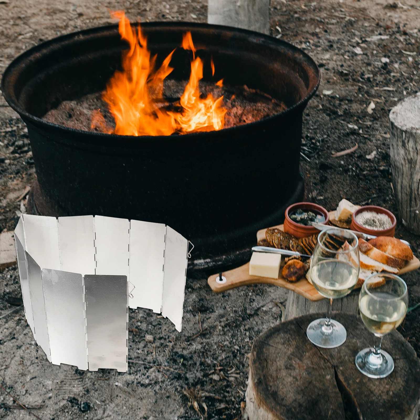 10 Sheets Lightweight Portable Foldable Aluminum Alloy Windshield Anti wind Tool for Stove Bbq Camping Hiking Outdoor
10 Sheets Lightweight Portable Foldable Aluminum Alloy Windshield Anti wind Tool for Stove Bbq Camping Hiking Outdoor