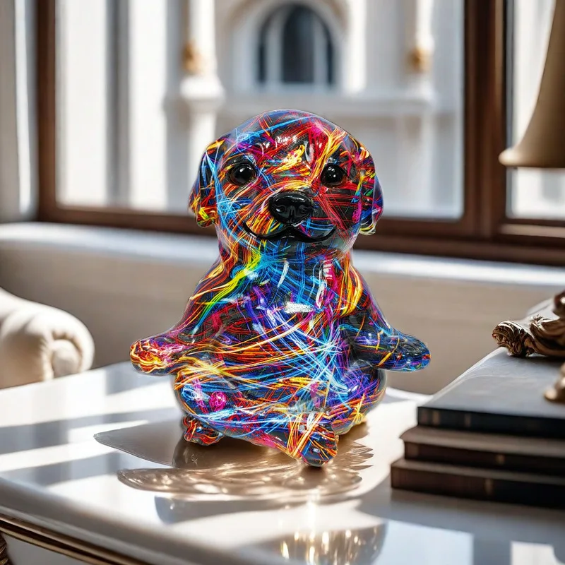 Creative Colorful Yoga Dog Money Can Decoration Desktop Office Decoration Living Room Resin Crafts Wholesale
Creative Colorful Yoga Dog Money Can Decoration Desktop Office Decoration Living Room Resin Crafts Wholesale