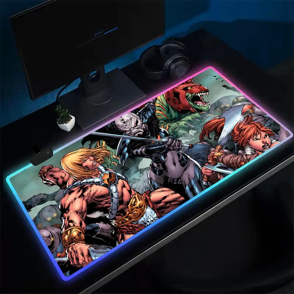 Super HE-MAN Mouse Pad Anime Gaming Mouse Pad LED Table Pads Backlit Rubber Desktop XXL RGB Desk Mats
Super HE-MAN Mouse Pad Anime Gaming Mouse Pad LED Table Pads Backlit Rubber Desktop XXL RGB Desk Mats