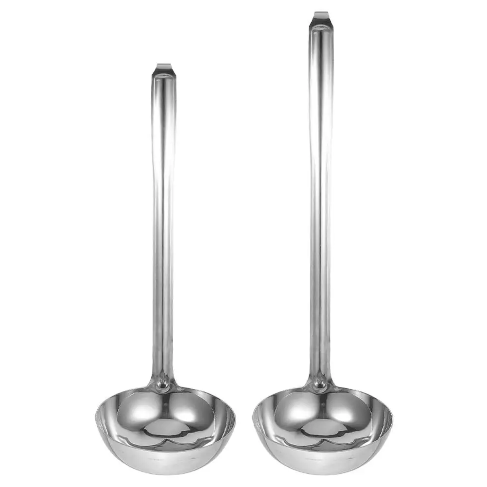 2 Pcs Stainless Steel Gravy Spoon Ladle Spoons Soup Microwave Small Ladles for Serving Sauce
2 Pcs Stainless Steel Gravy Spoon Ladle Spoons Soup Microwave Small Ladles for Serving Sauce