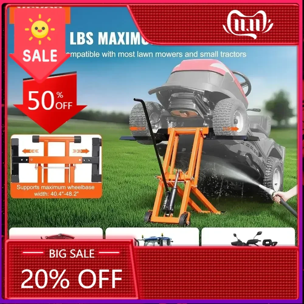 BestsellerHydraulic-Lift 500 lbs Capacity Carbon Steel Lawn Mower, Adjustable for Riding or Zero-Turn Tractors, Orange
BestsellerHydraulic-Lift 500 lbs Capacity Carbon Steel Lawn Mower, Adjustable for Riding or Zero-Turn Tractors, Orange