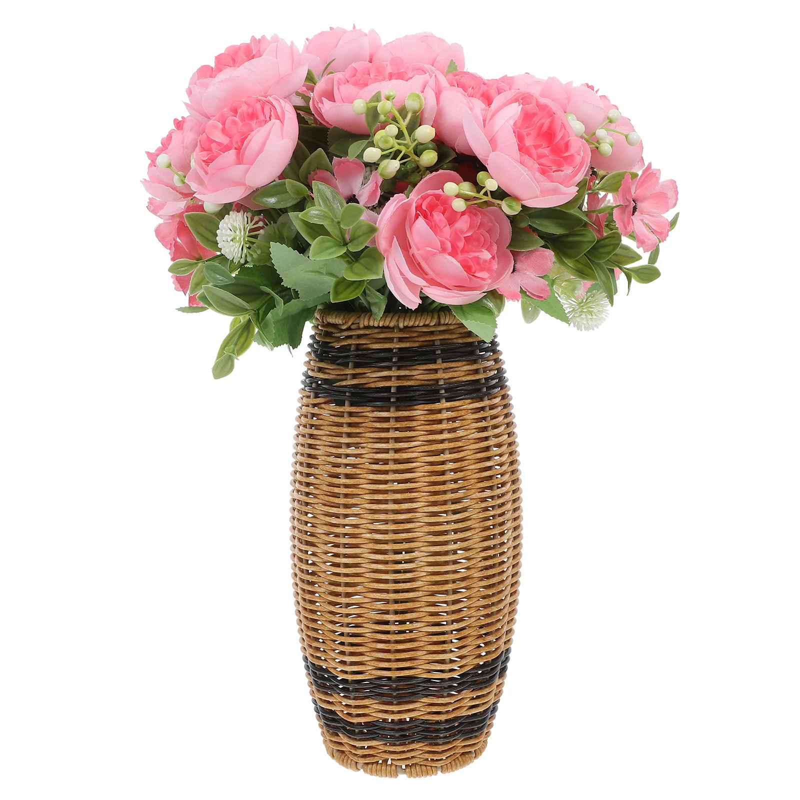 Creative Imitation Rattan Vase Handwoven Decorative Flower Holder Simple Floor Vase Artistic Vases Decor
Creative Imitation Rattan Vase Handwoven Decorative Flower Holder Simple Floor Vase Artistic Vases Decor